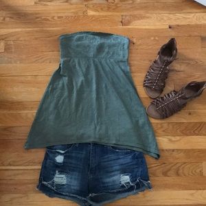 NWT American Eagle Strapless Tank Top